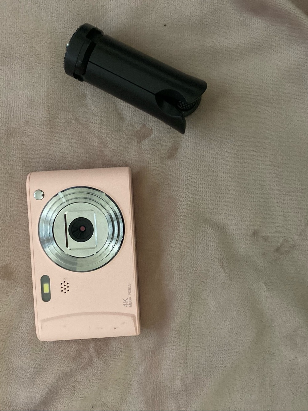 Compact Pink Digital Camera - 4K Ready